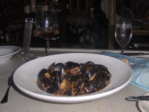 Mussels at Marsha Brown